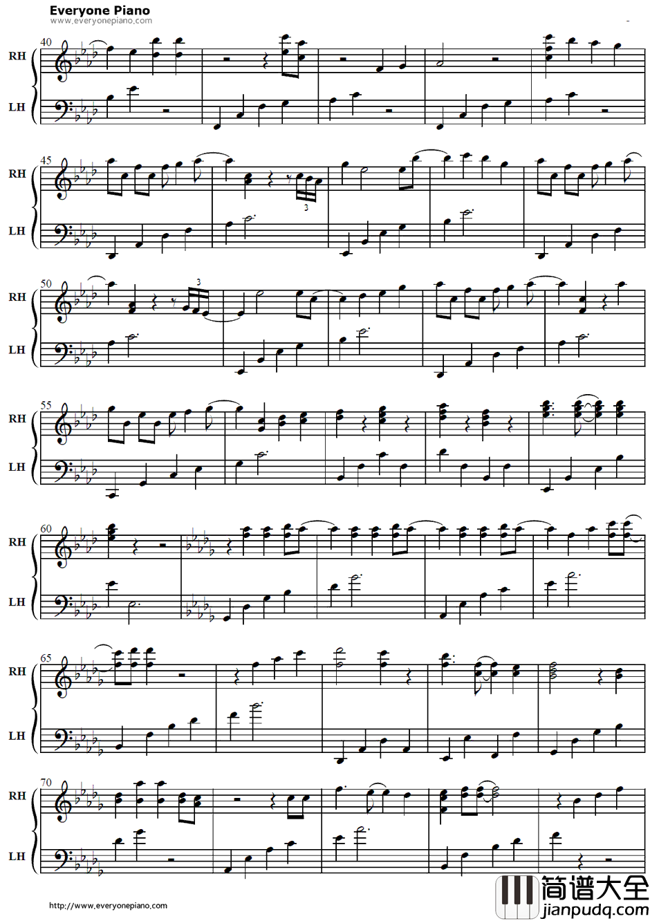 Re钢琴谱_KOTOKO_sublimity_神无月的巫女OP