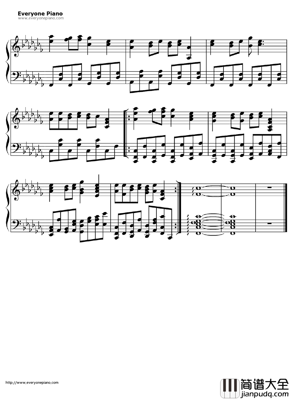 Thank_You钢琴谱_MKTO