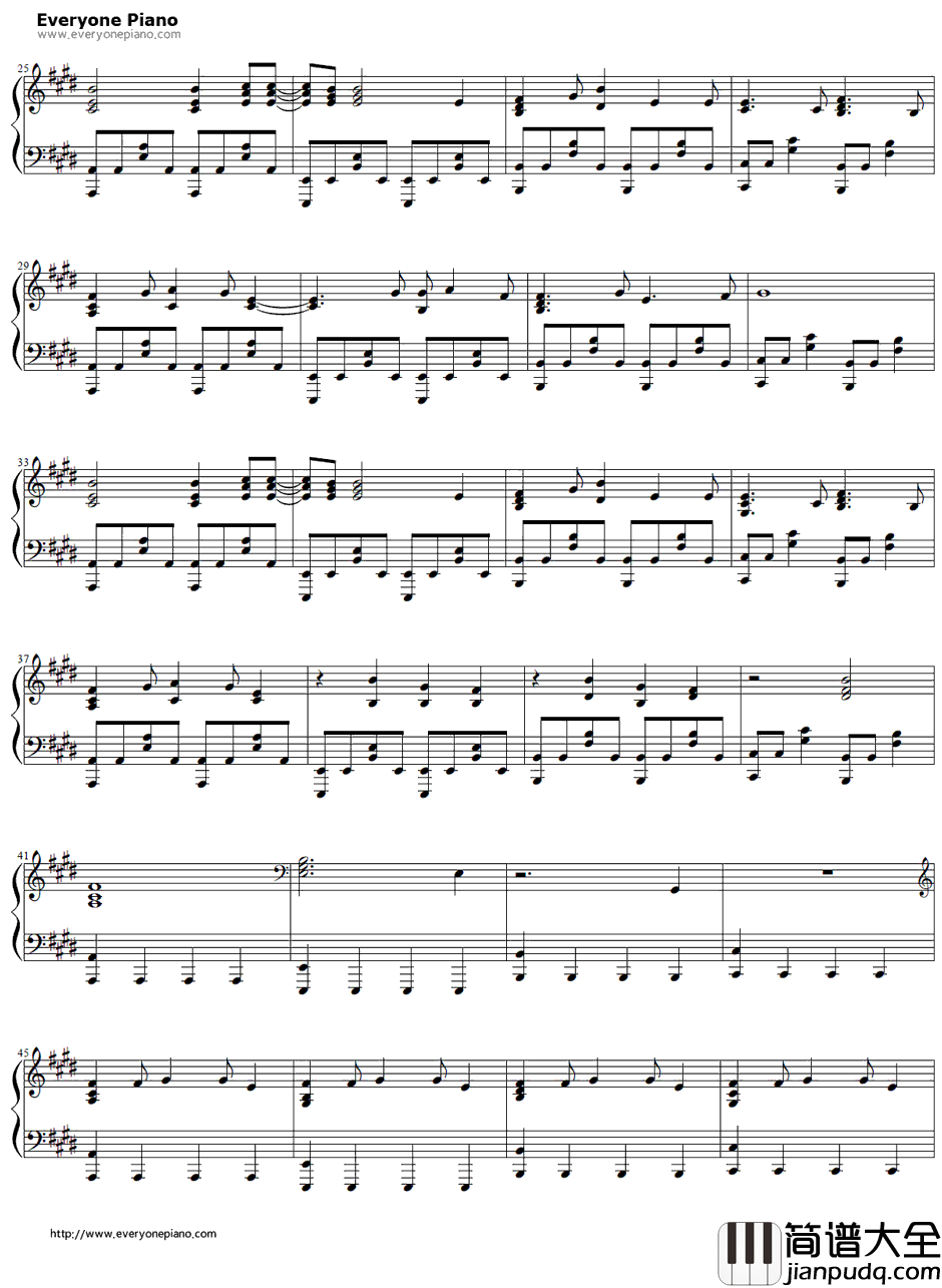 爱think_so钢琴谱_初音ミク_愛thinkso