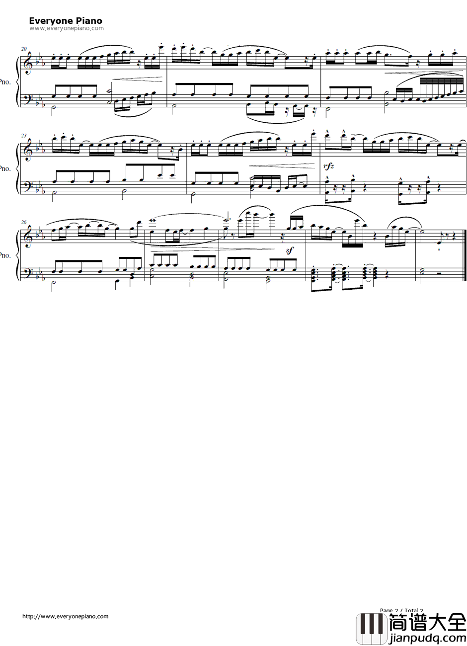 パラダイム钢琴谱_eufonius_Paradigm_心灵链环OP1