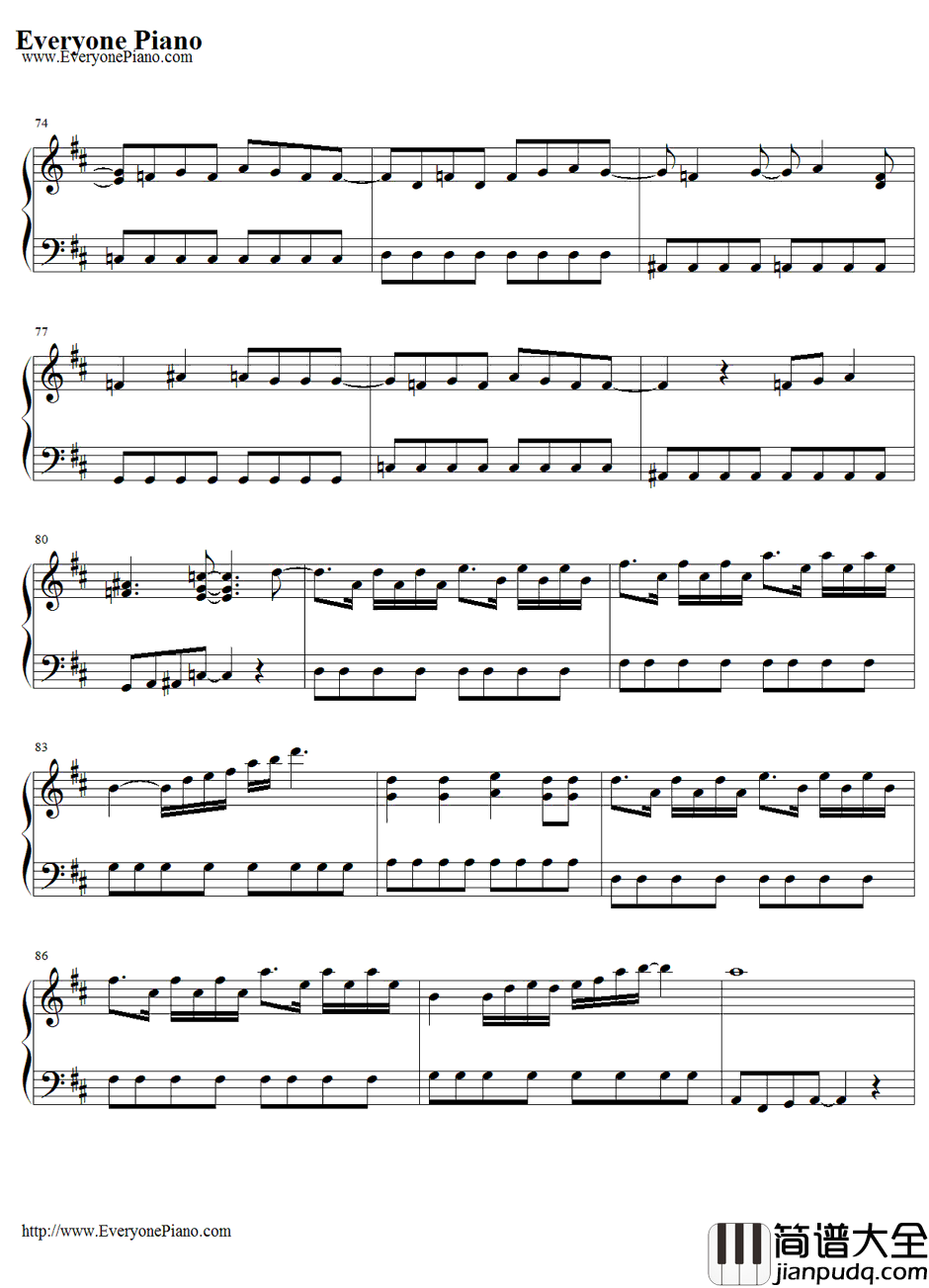 Believe钢琴谱_Folder5_海贼王OP2