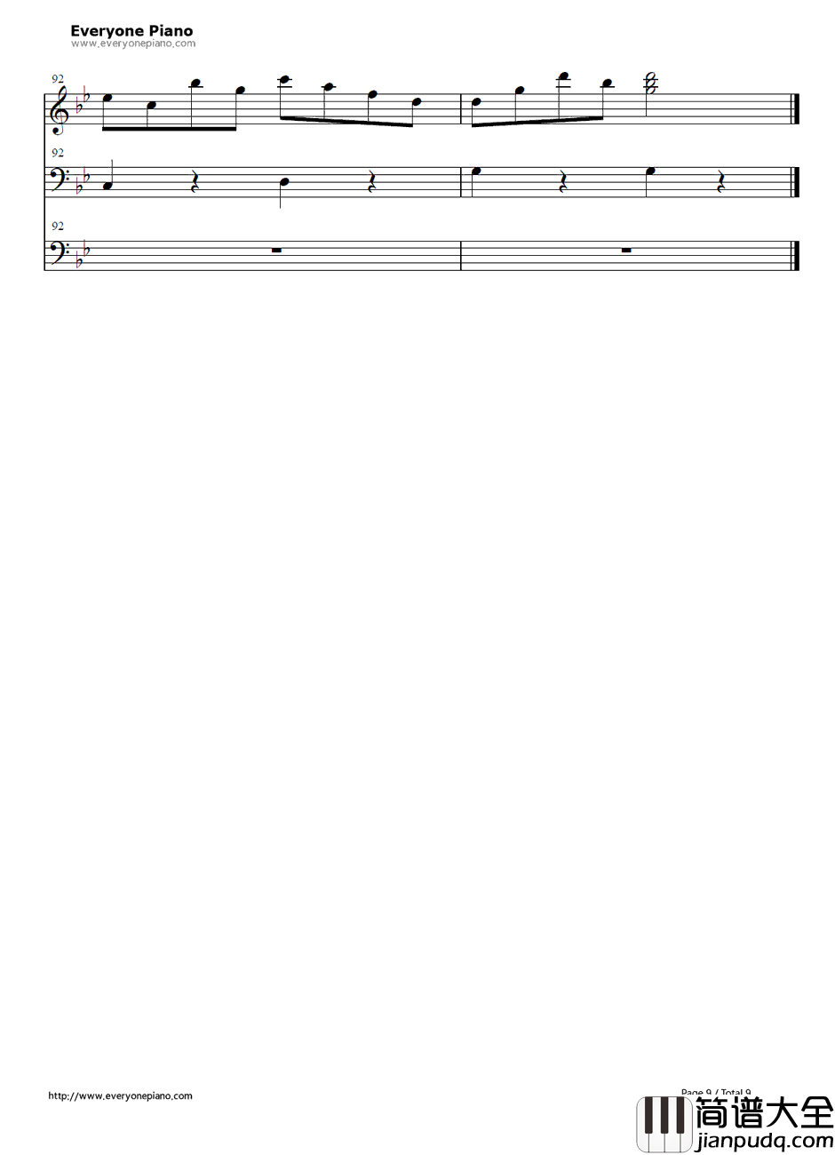 リグレットメッセージ钢琴谱_悪ノP_镜音リン