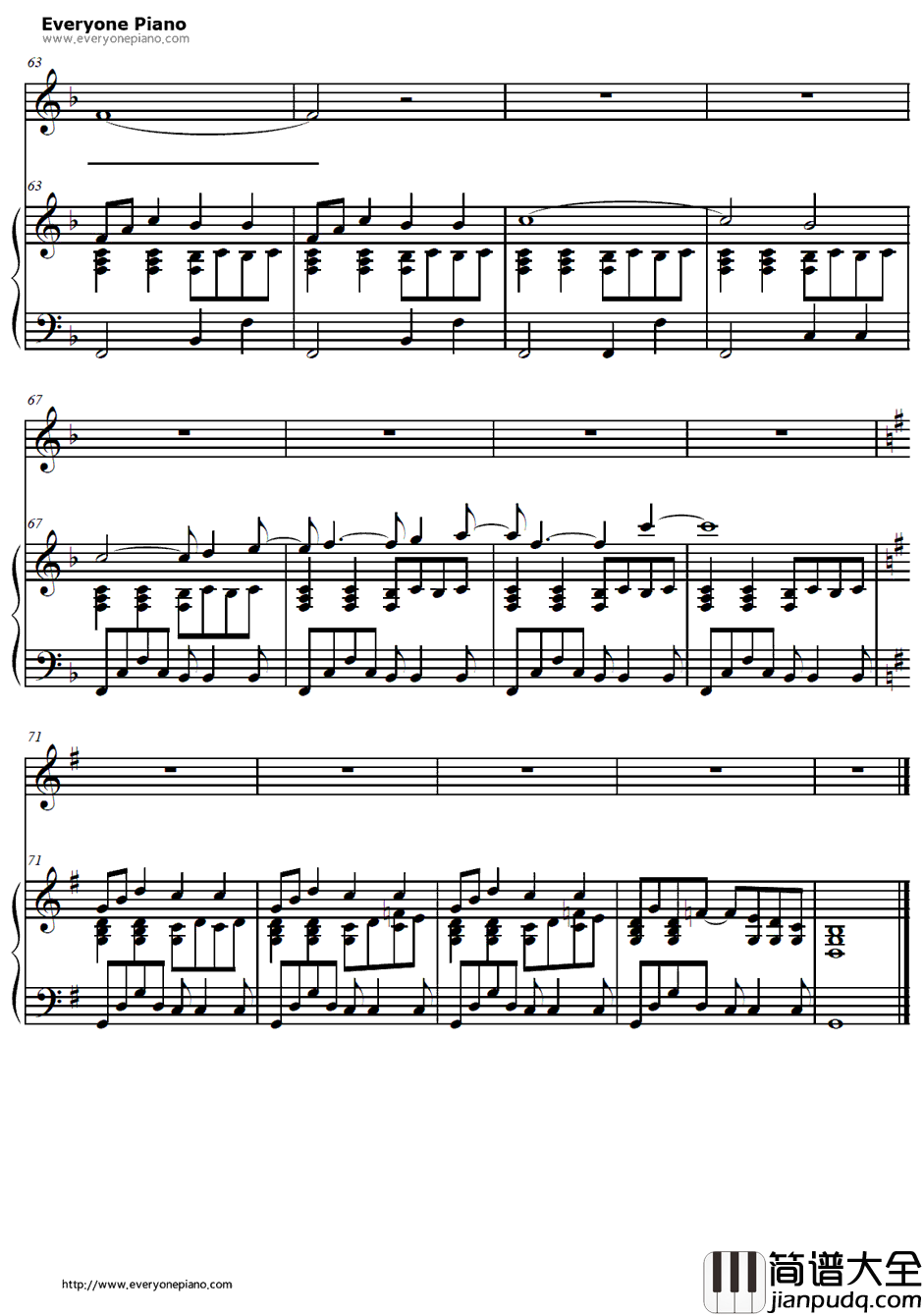 ツキアカリ钢琴谱_Riefu_黑之契约者ED1