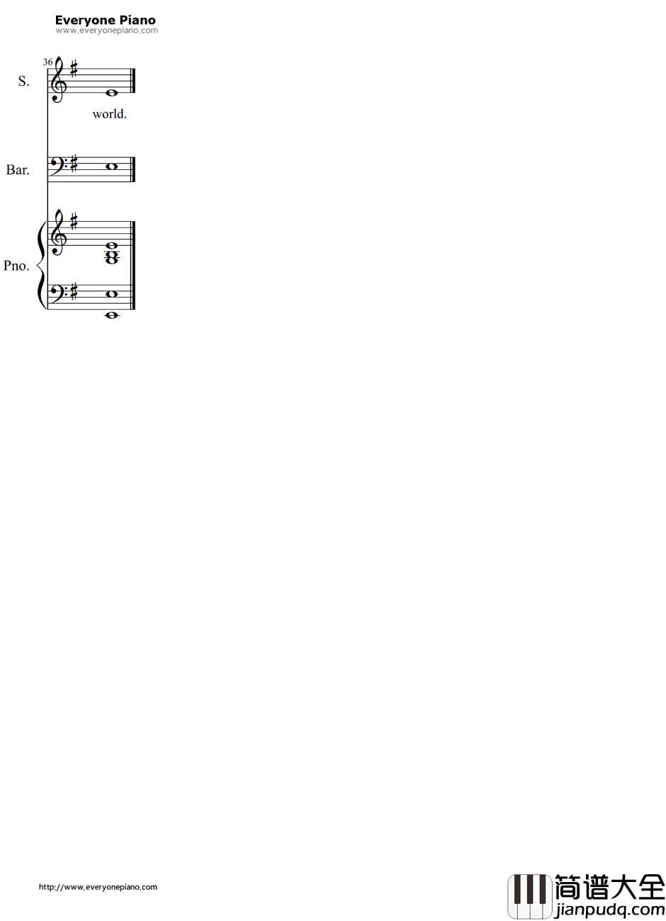 Every_body_Wants_to_Rulethe_World钢琴谱_TearsforFears