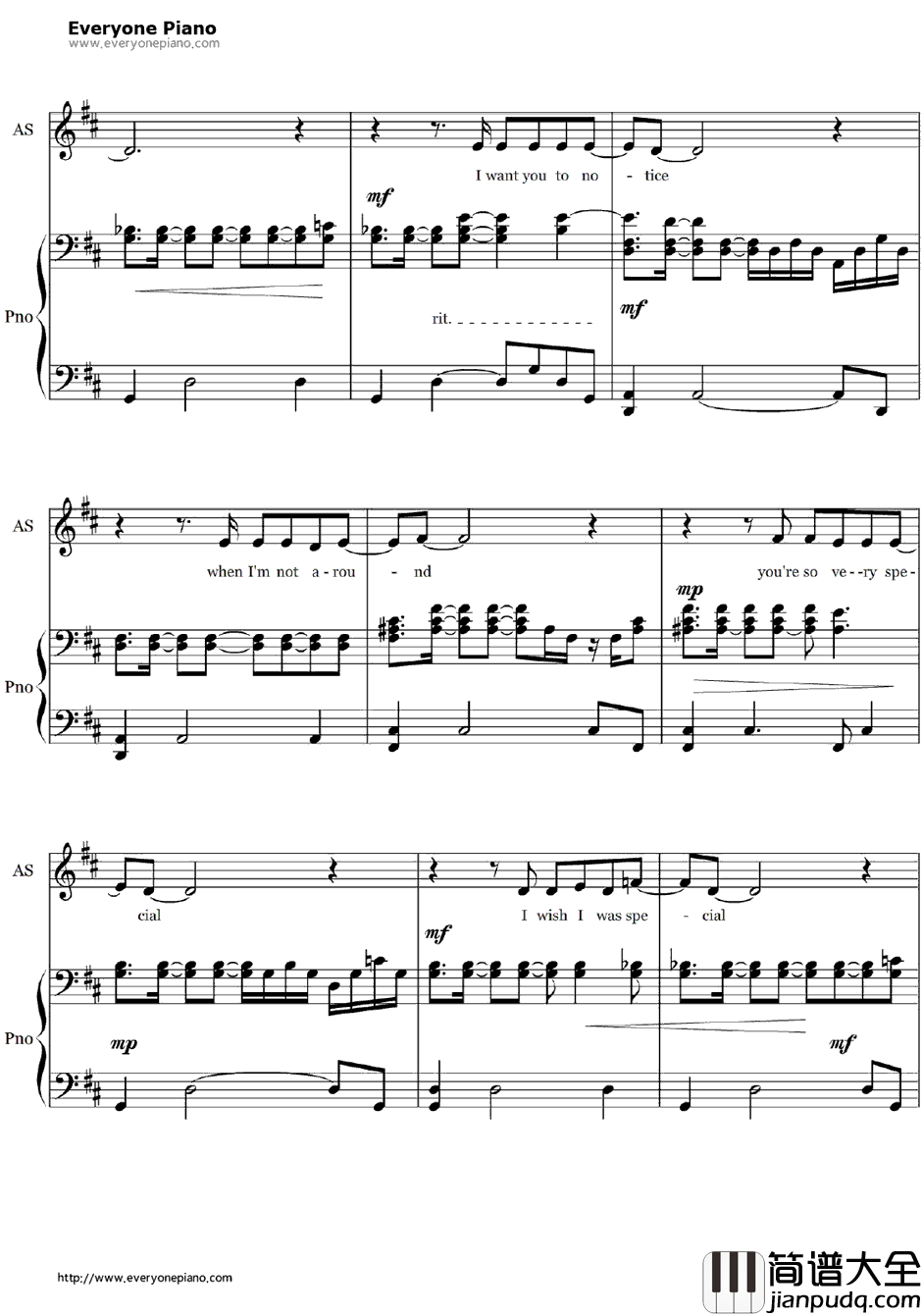 Creep钢琴谱_Radiohead