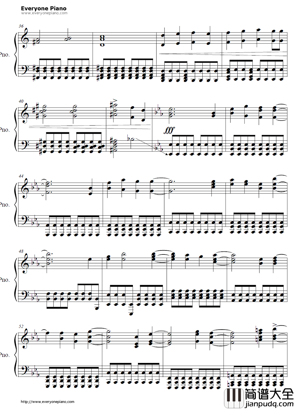 The_Bravery钢琴谱_supercell_魔笛MAGIED2