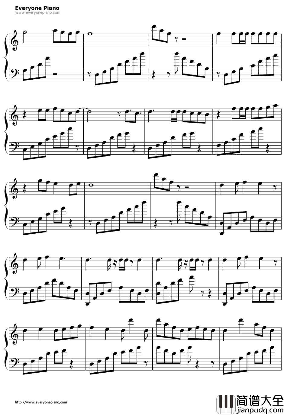 Another_Brick_in_the_Wall钢琴谱_PinkFloyd