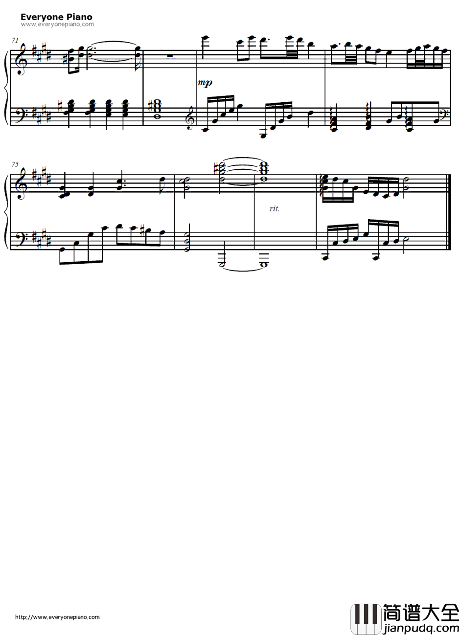 storm钢琴谱_梶浦由记　_舞_乙HiMEZwei主题曲2