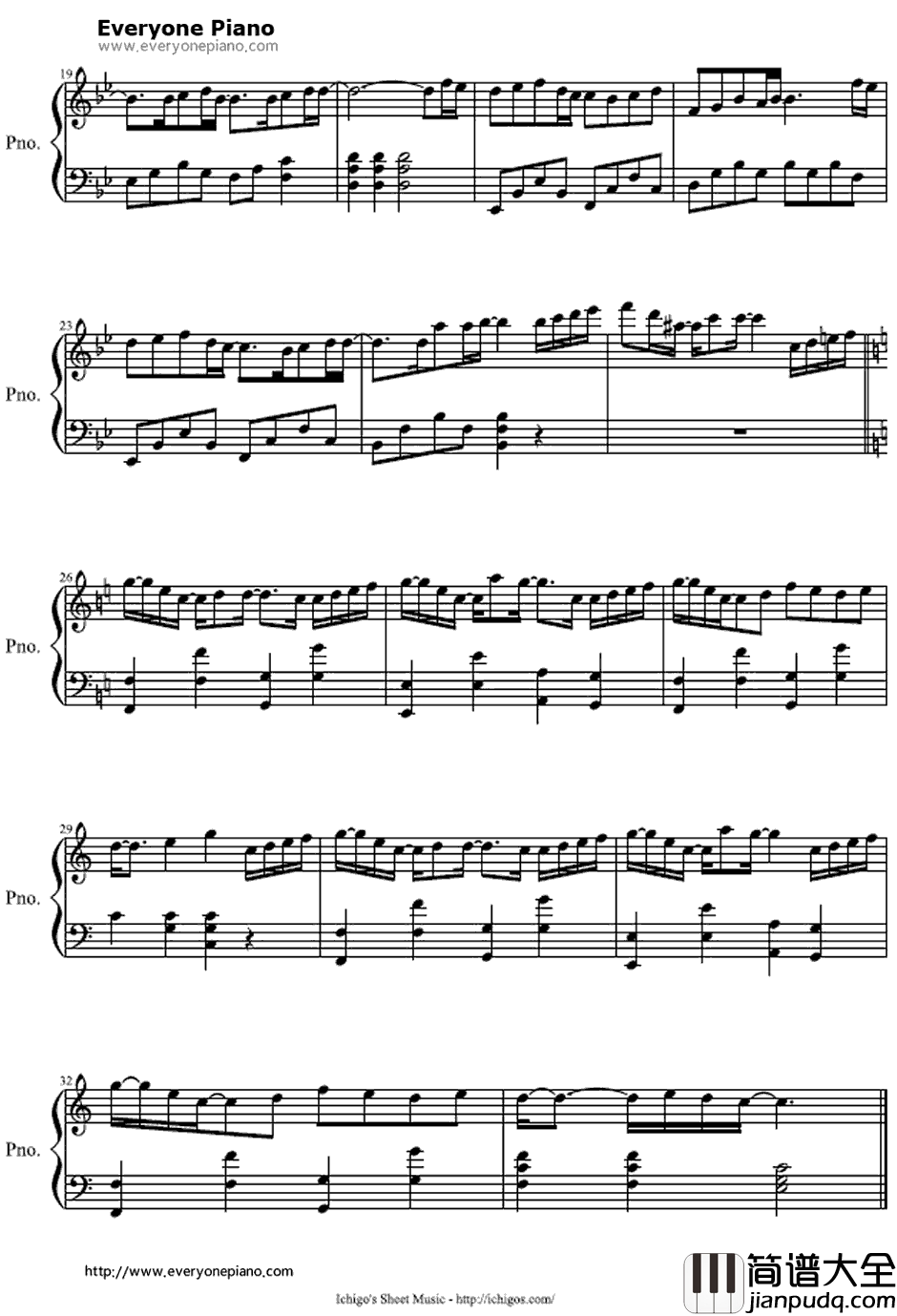 あの日タイムマシン钢琴谱_LongShotParty_续夏目友人帐OP