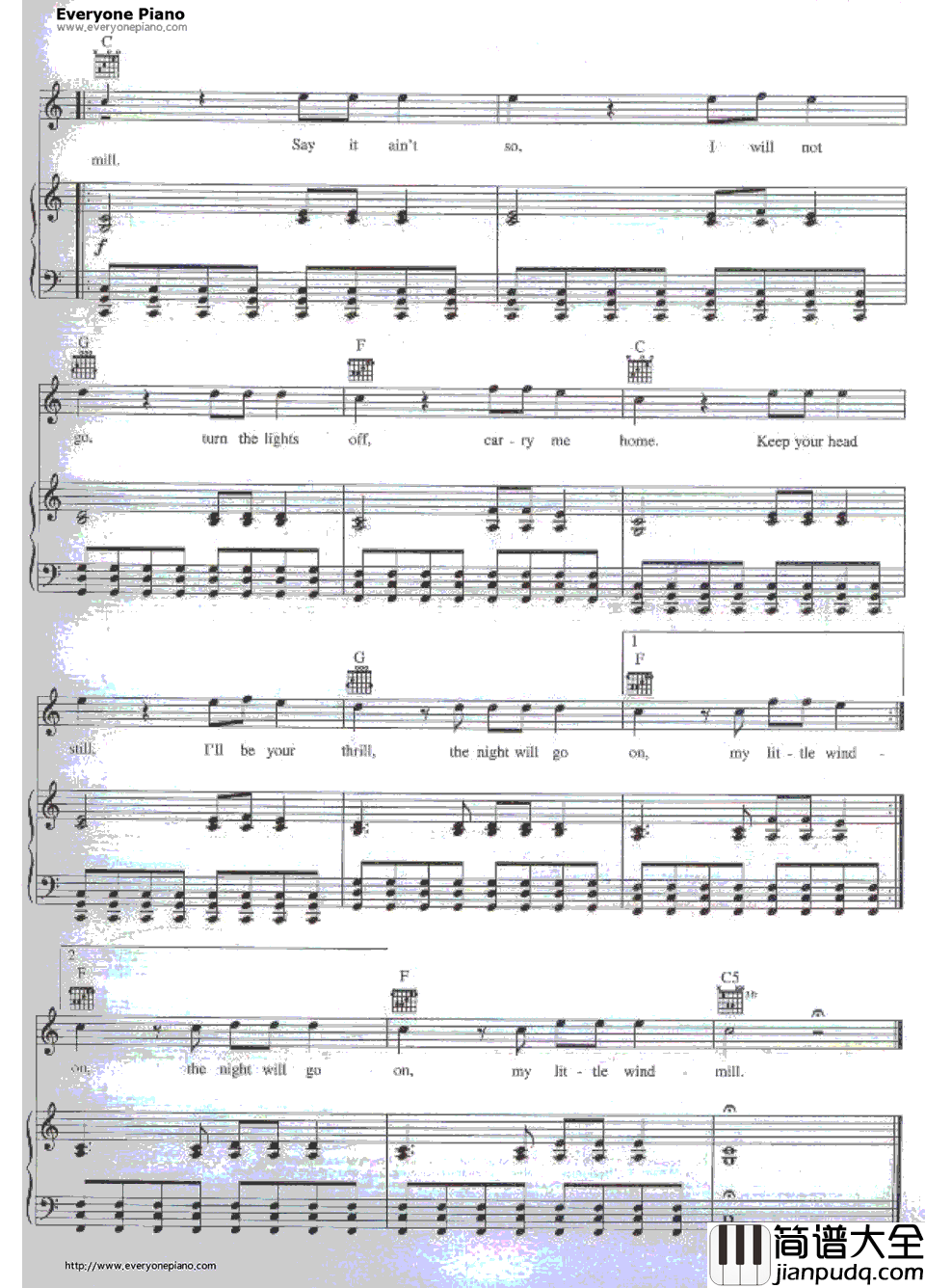 All_the_Small_Things钢琴谱_Blink_182