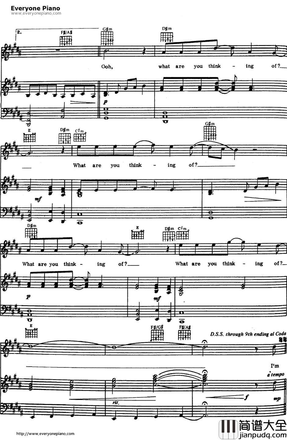 All_Out_Of_Love钢琴谱_AirSupply