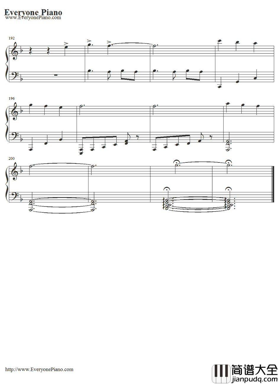 君とずっと…钢琴谱_yu_yu_工藤新一への挑戦状〜怪鸟伝说の谜〜主題歌