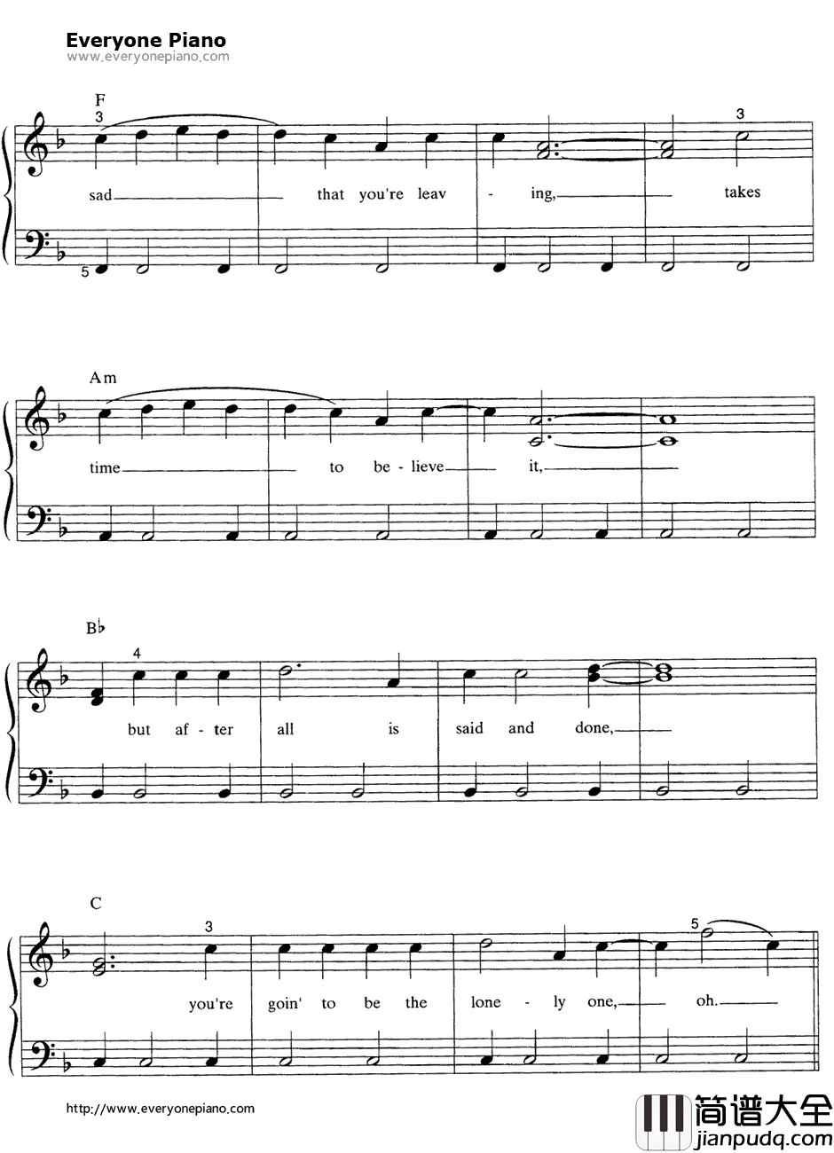 Believe钢琴谱_Cher