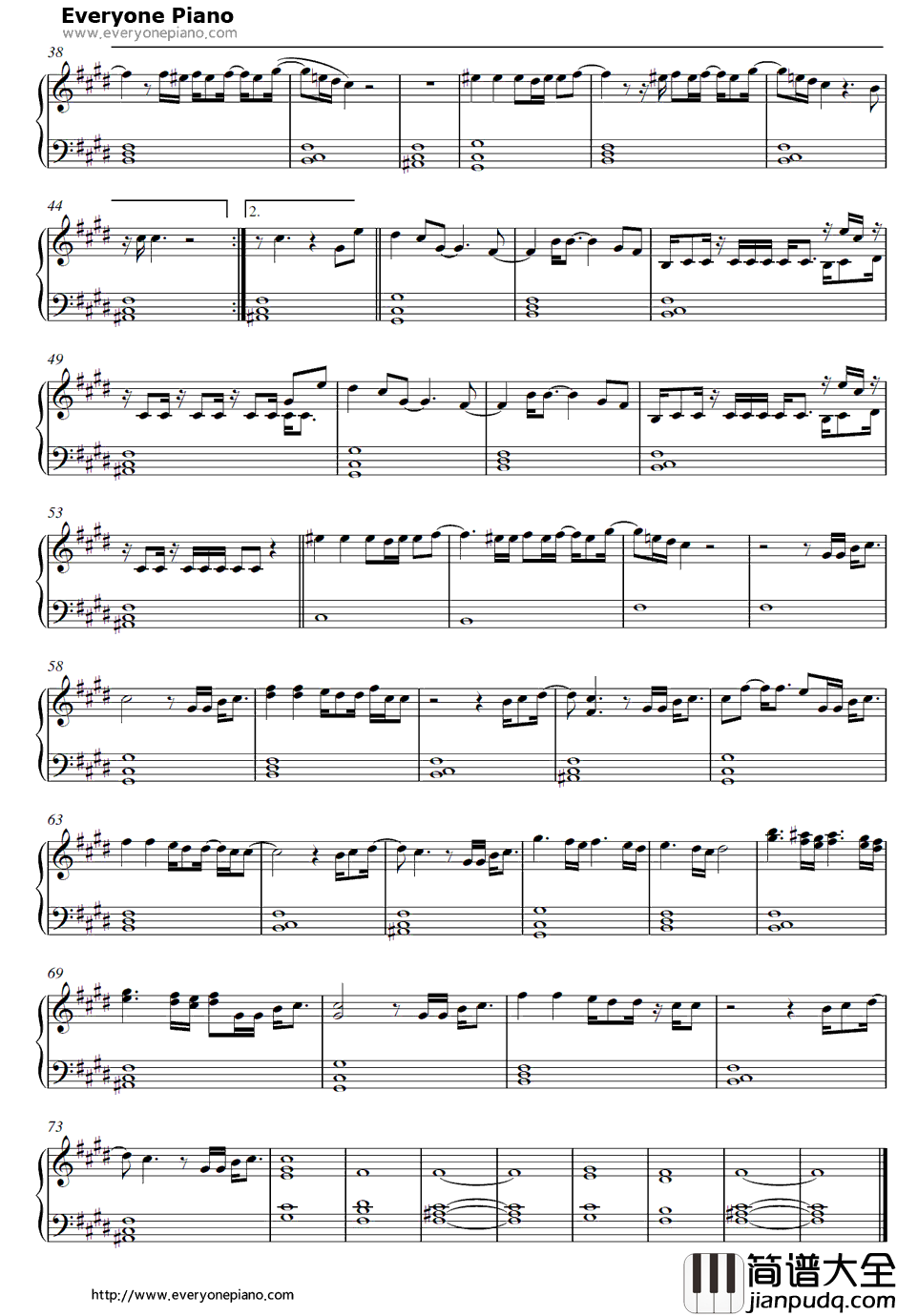 It_Was_Always_You钢琴谱_Maroon5