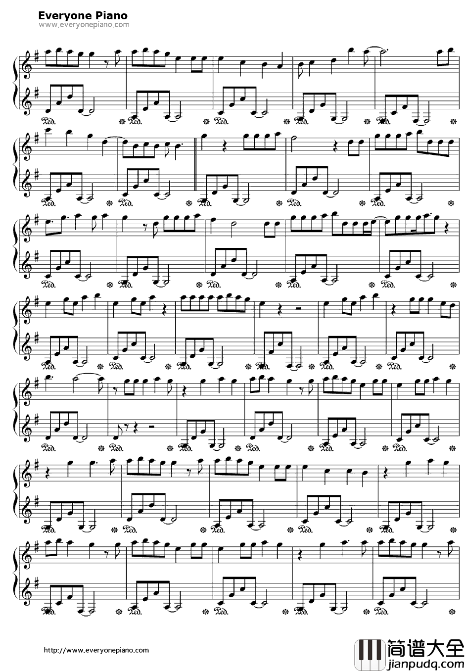 Speak_Now钢琴谱_TaylorSwift 泰勒·斯威夫特