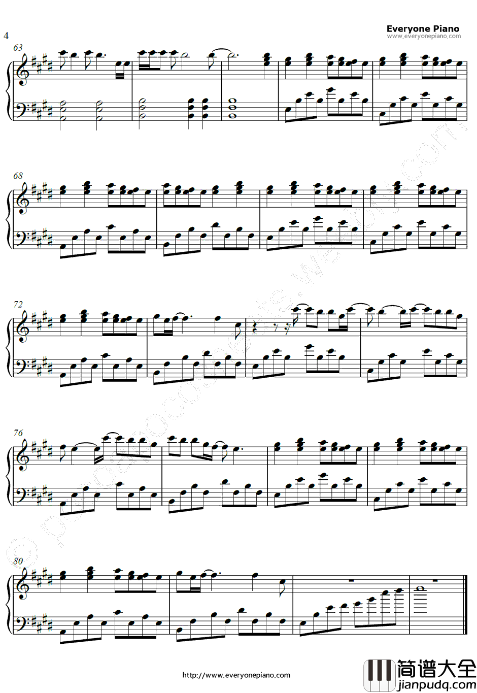 Who_Says钢琴谱_SelenaGomez&theScene