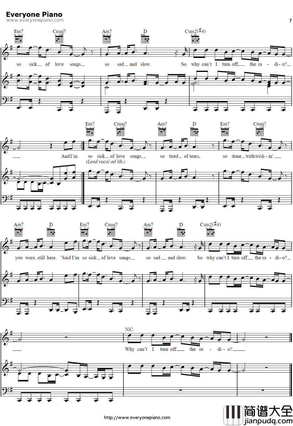 So_Sick钢琴谱_Ne_Yo