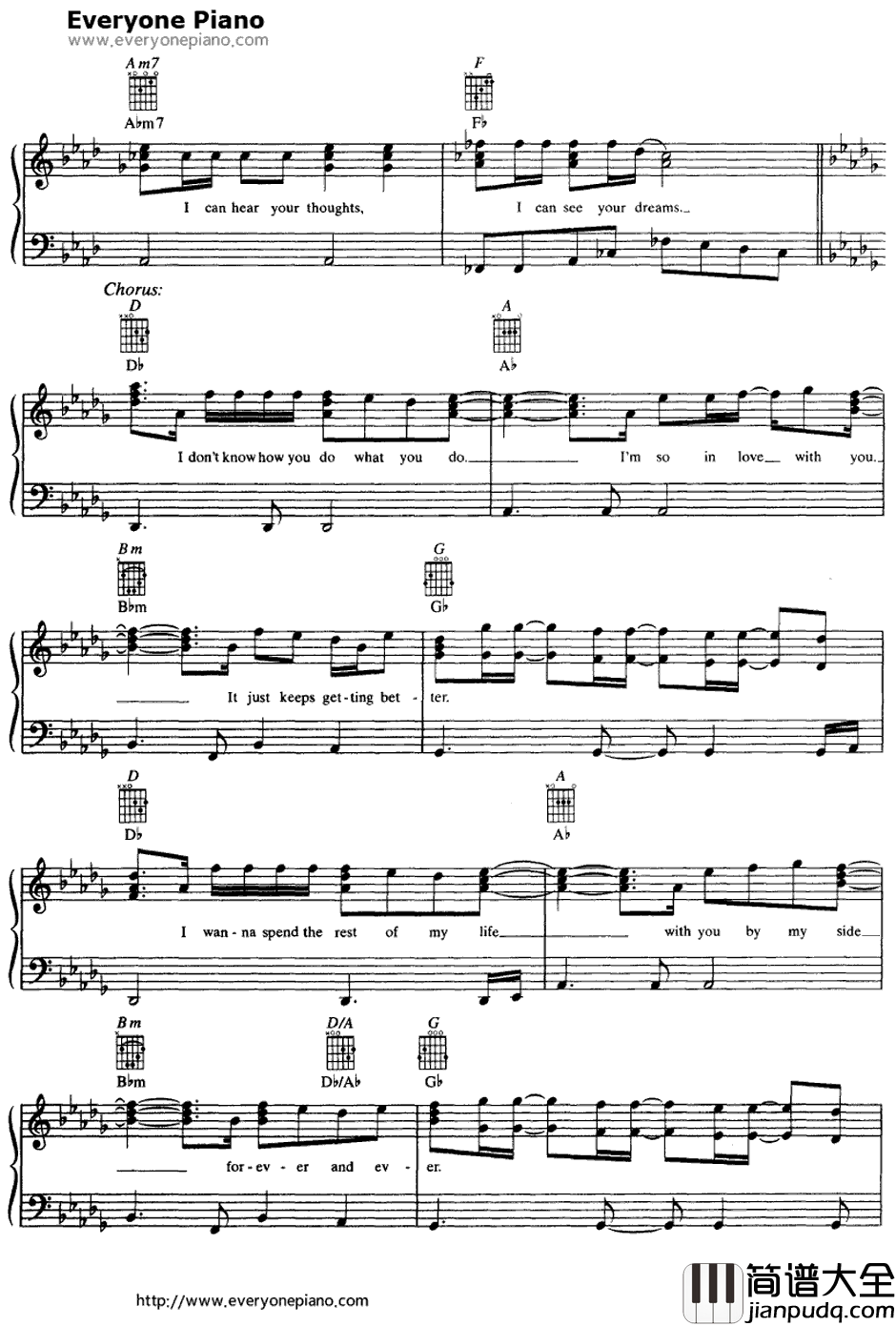 Amazed钢琴谱_Lonestar