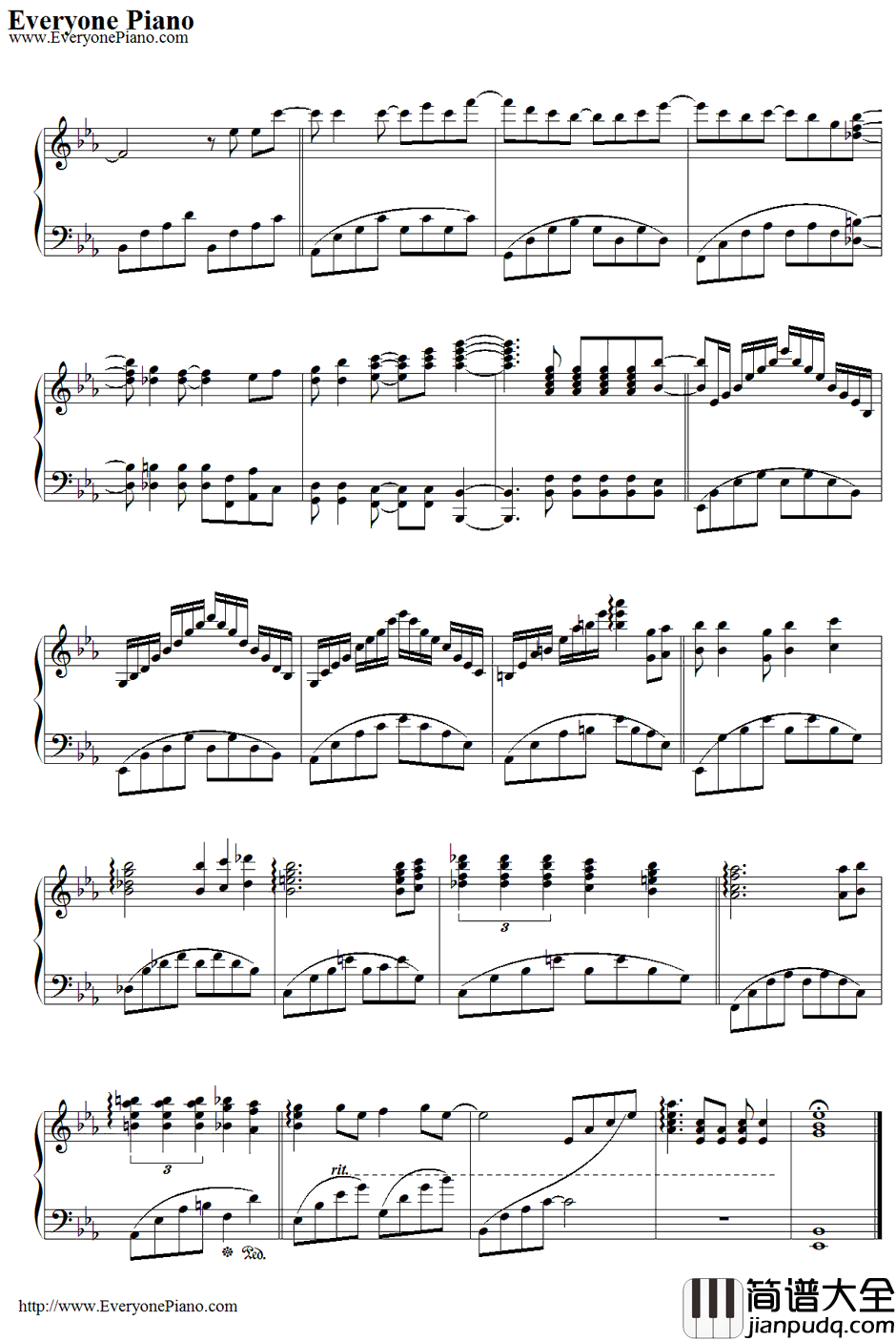 How_Deep_Is_Your_Love钢琴谱_BeeGees　