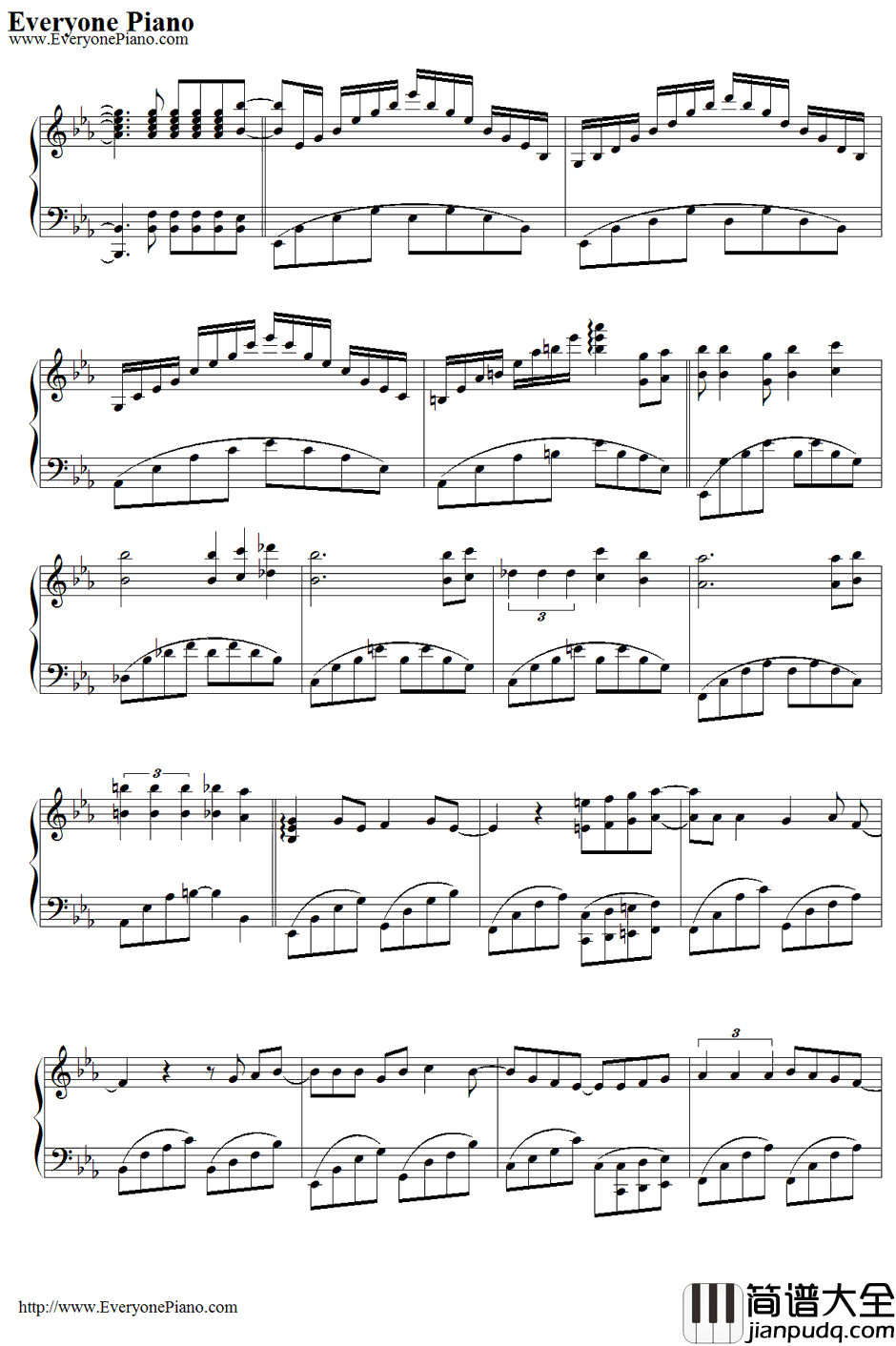 How_Deep_Is_Your_Love钢琴谱_BeeGees　