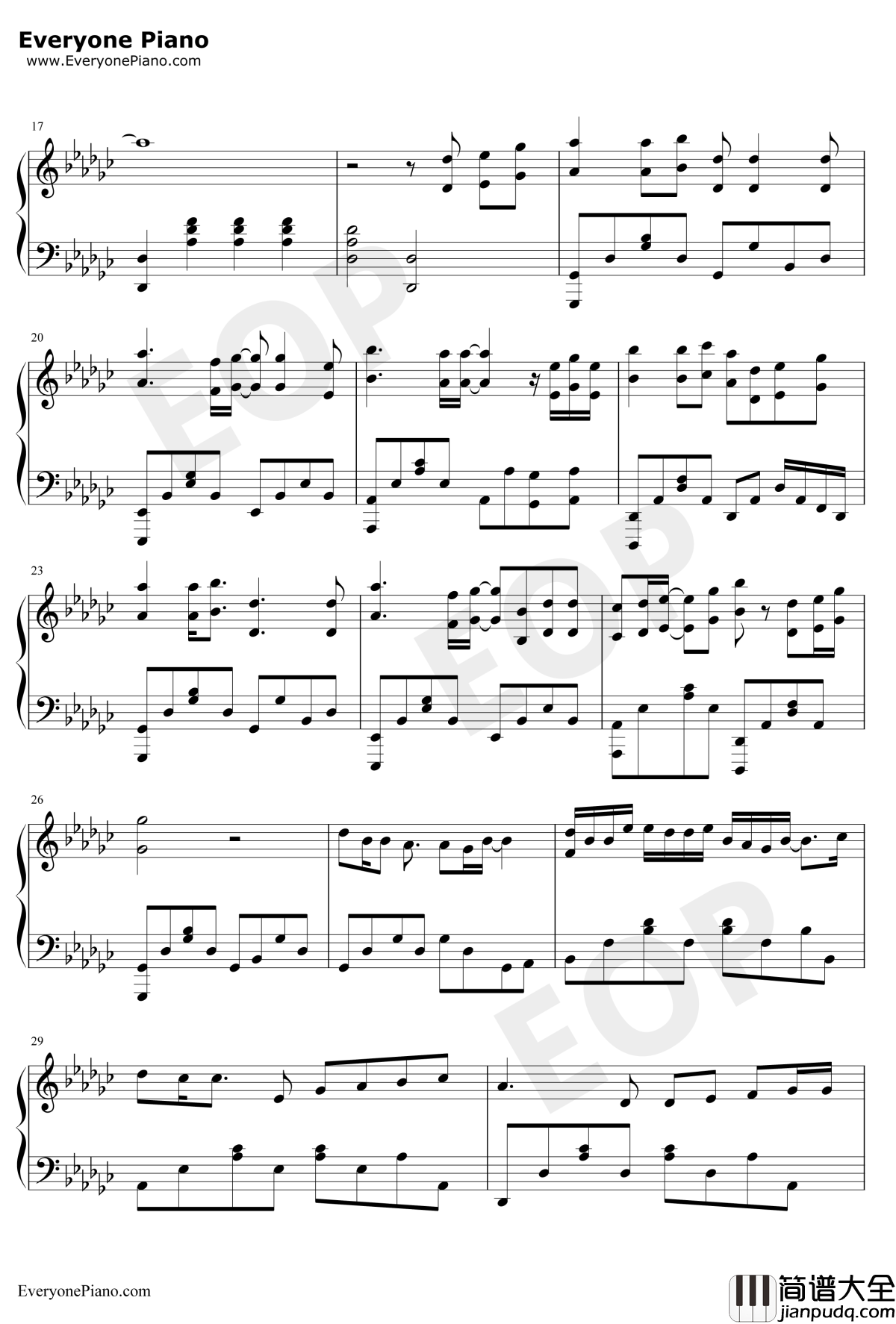 爱的勇气钢琴谱_曲婉婷_离婚律师主题曲