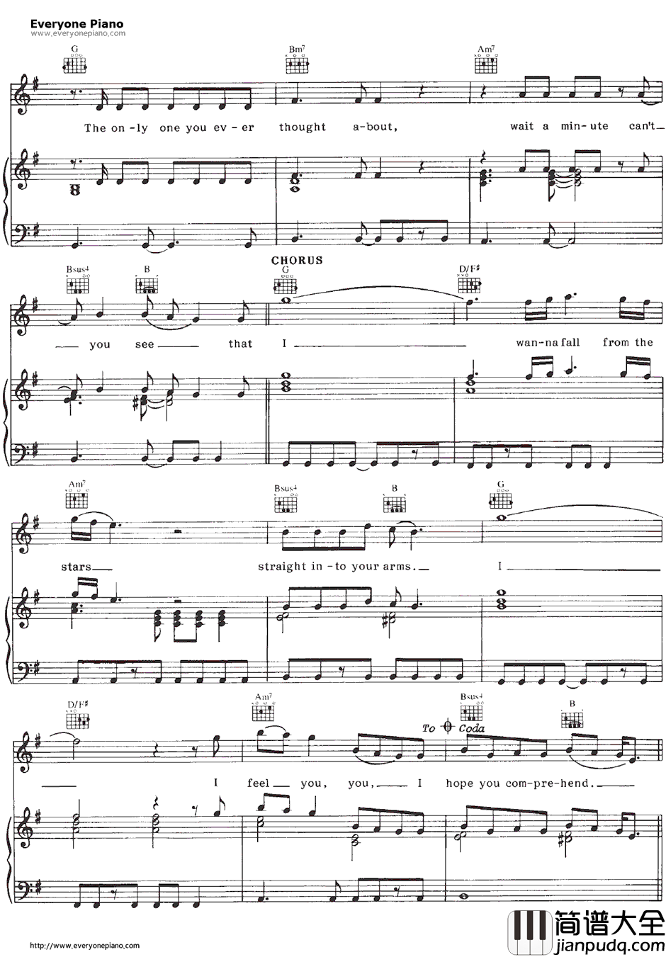 Stars钢琴谱_SimplyRed