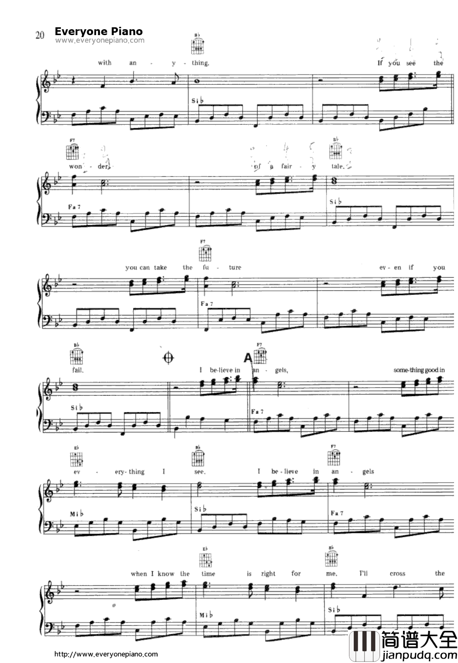 I_Have_a_Dream钢琴谱_ABBA_妈妈咪呀主题曲