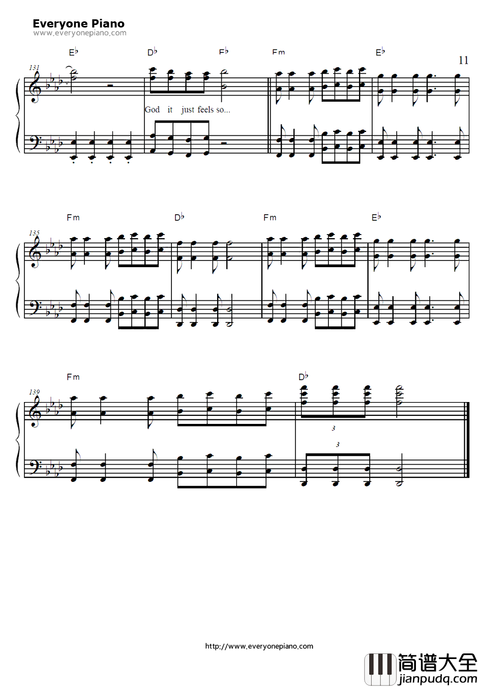 Misery_Business钢琴谱_Paramore