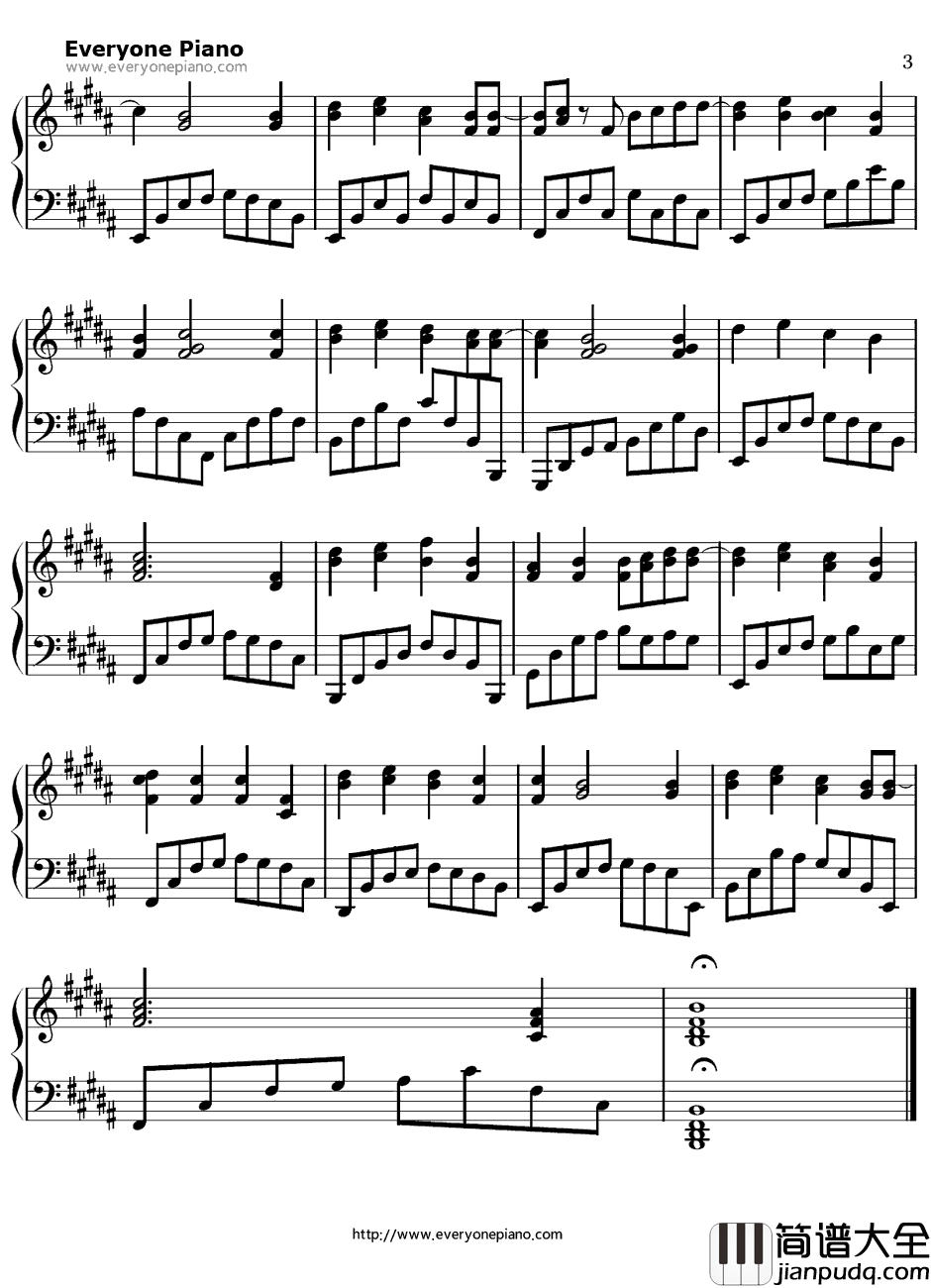 CLOSER钢琴谱_井上ジョー_火影忍者疾风传OP4