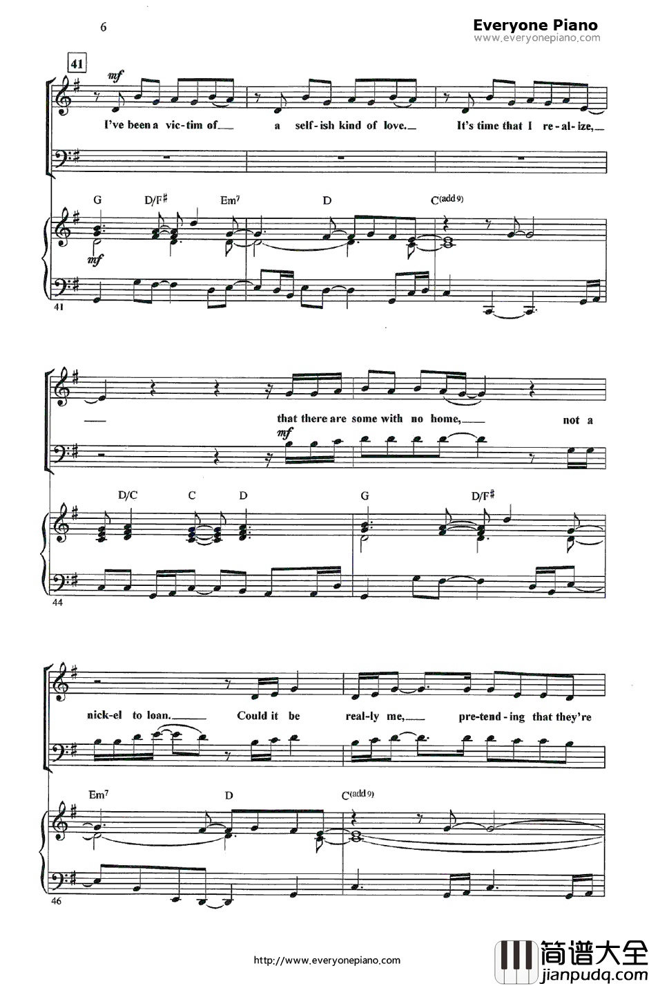 Manin_the_Mirror钢琴谱_MichaelJackson