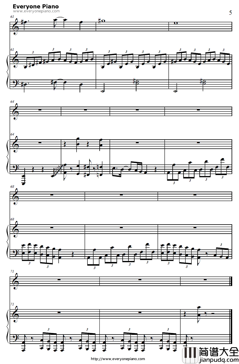 踊る赤ちゃん人间钢琴谱_大槻ケンヂ橘高文彦_欢迎加入NHK!ED1