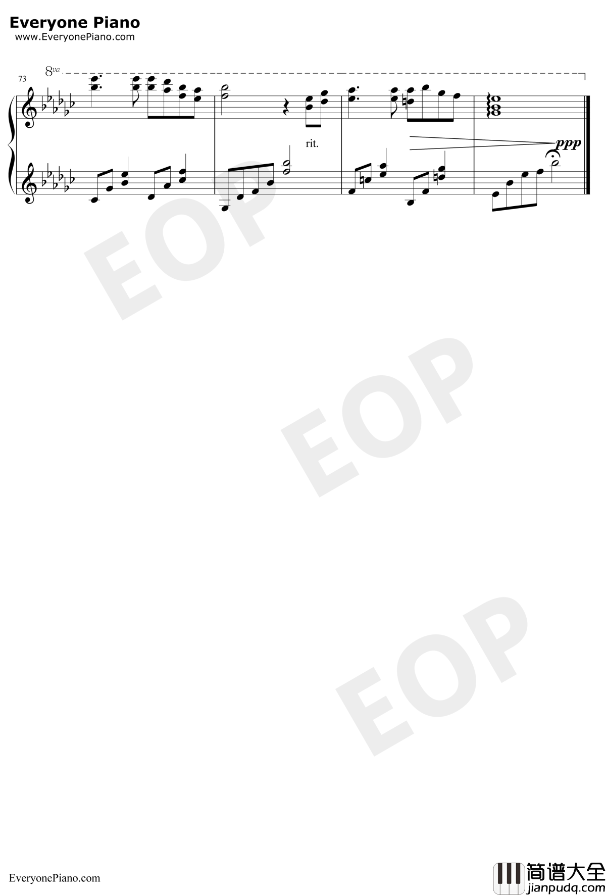 白月光钢琴谱_张信哲