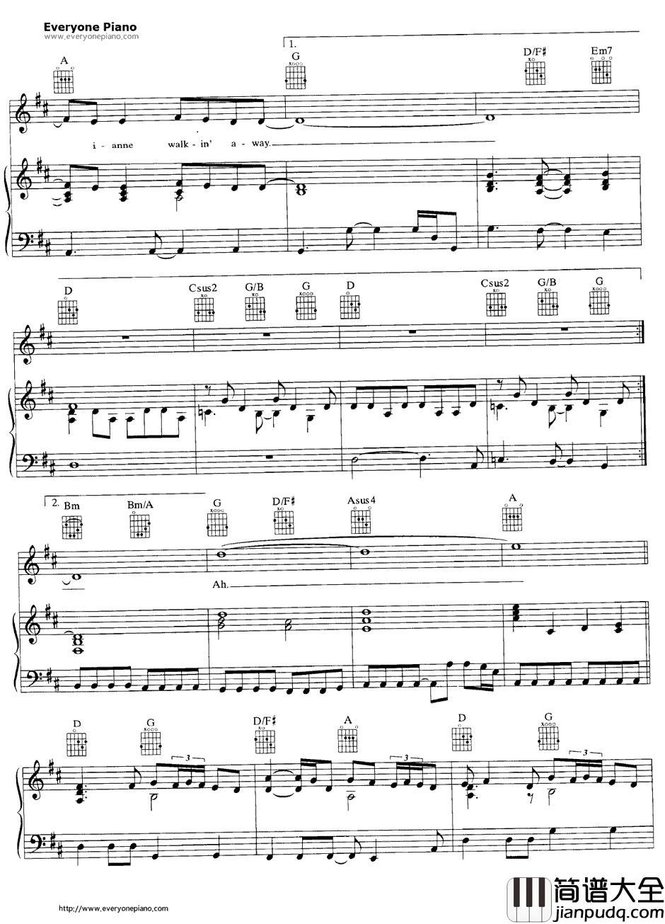 More_Thana_Feeling钢琴谱_Boston