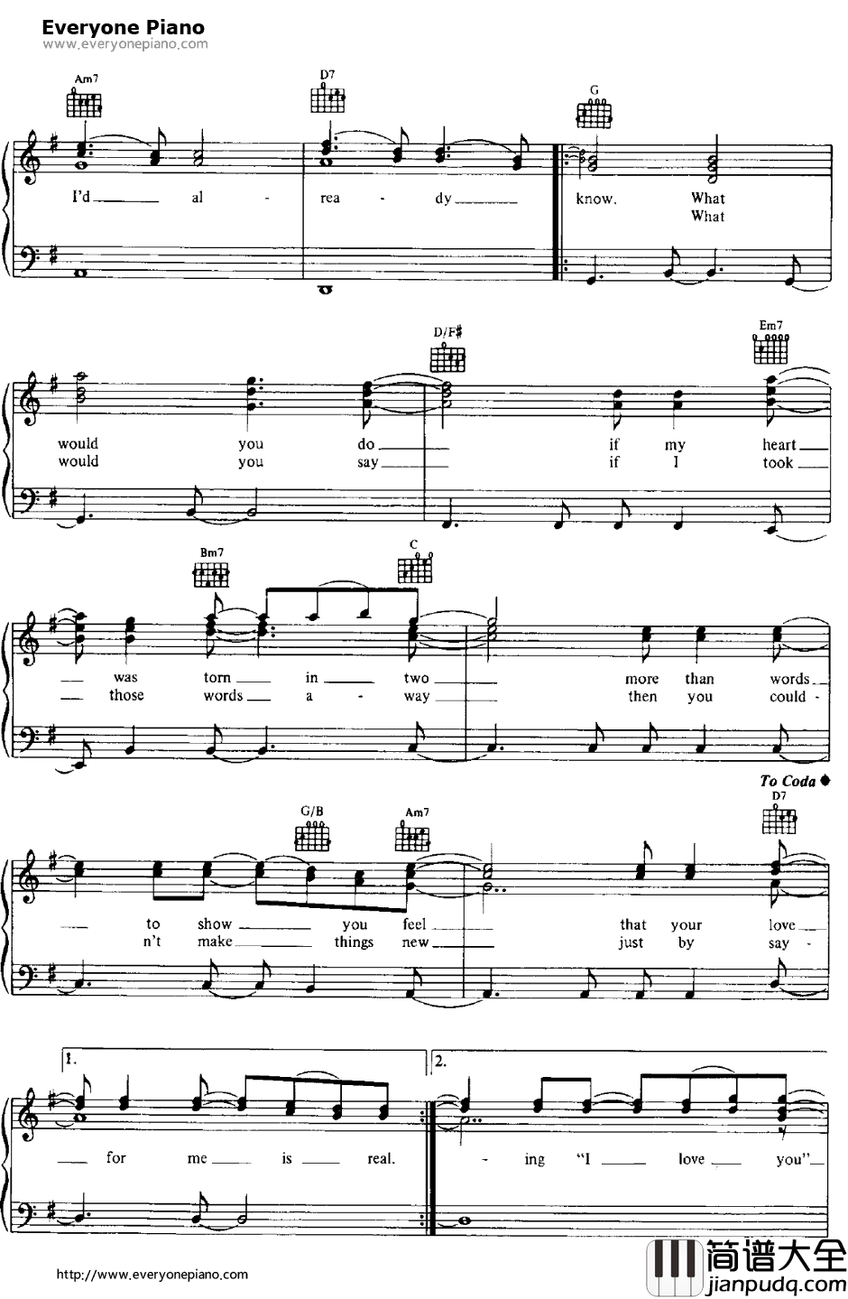 More_Than_Words钢琴谱_Extreme