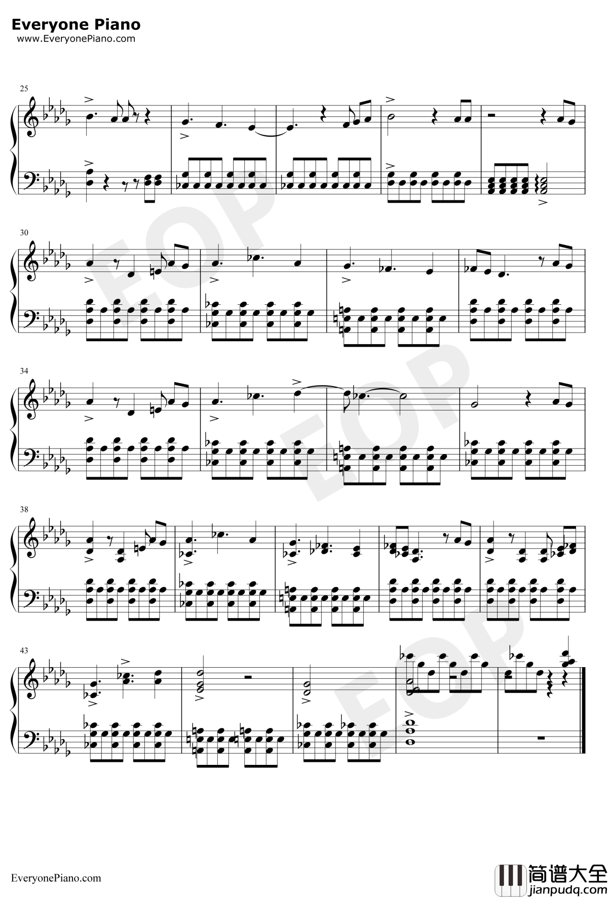 ResuscitatedHope钢琴谱_コミネリサ小峰理纱　_GOSICKED1