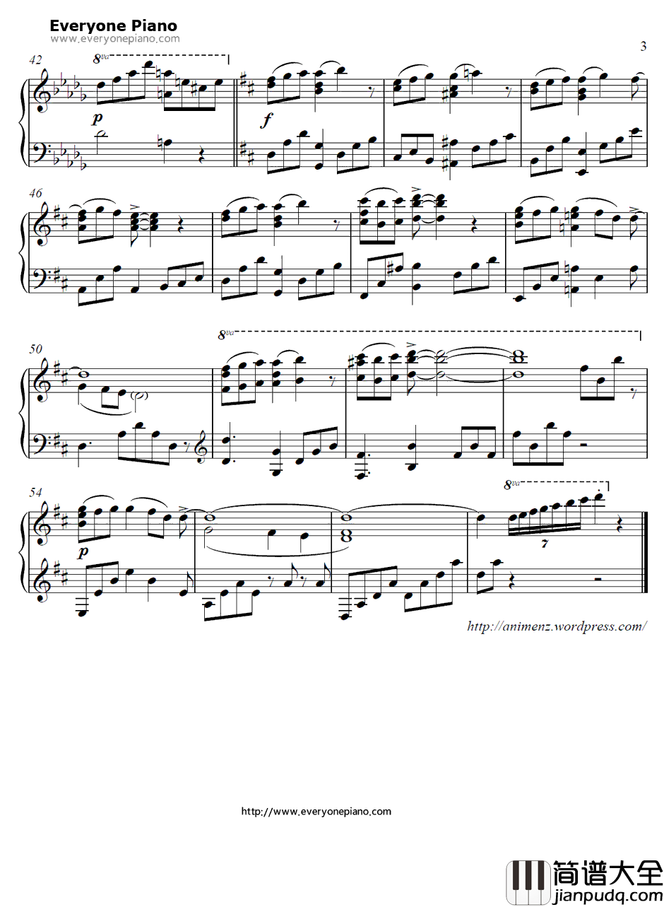 Zzz钢琴谱_佐咲纱花_日常ED