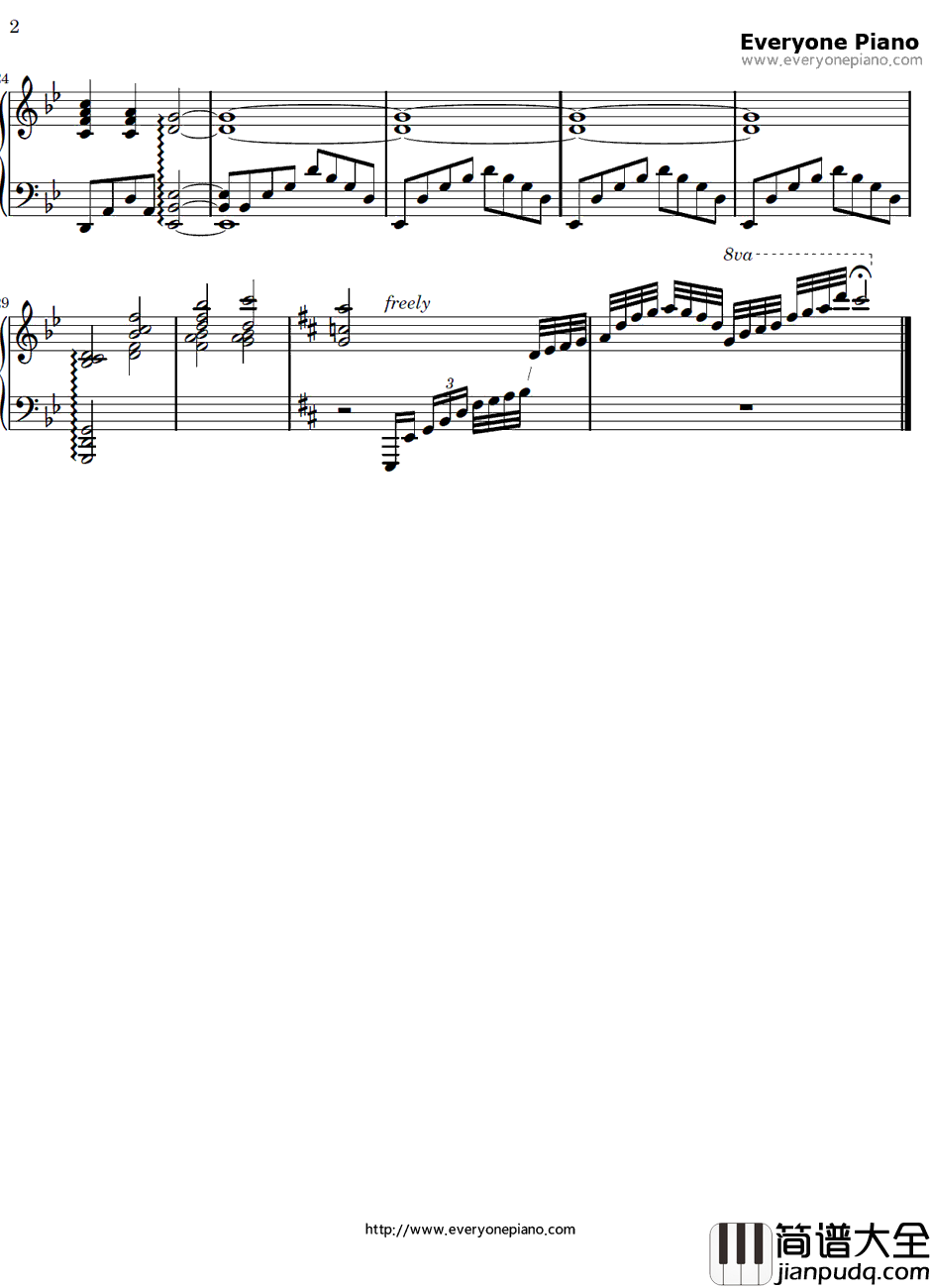 すれちがい钢琴谱_大川茂伸　三轮学_猫愿三角恋OST