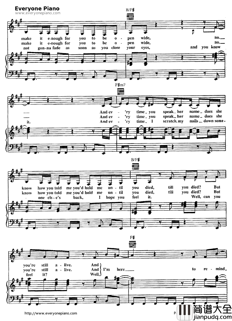 You_Oughta_Know钢琴谱_AlanisMorissette