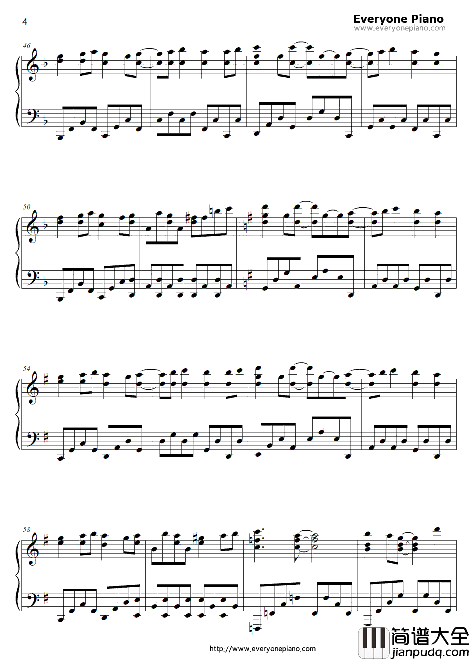 MOON_PRIDE钢琴谱_桃色幸运草Z_美少女战士CrystalOP