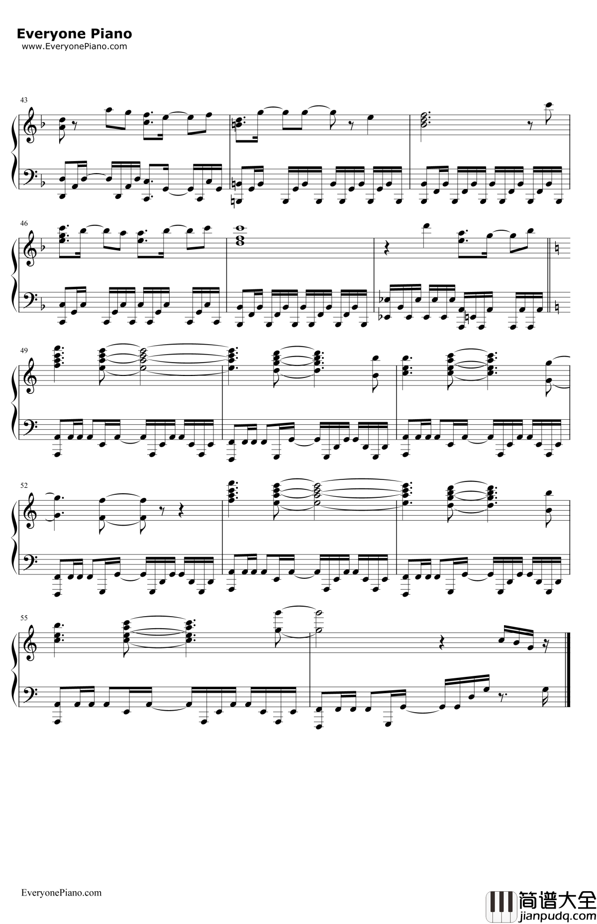 PSI钢琴谱_川田まみ川田麻美_missing_魔法禁书目录OP1