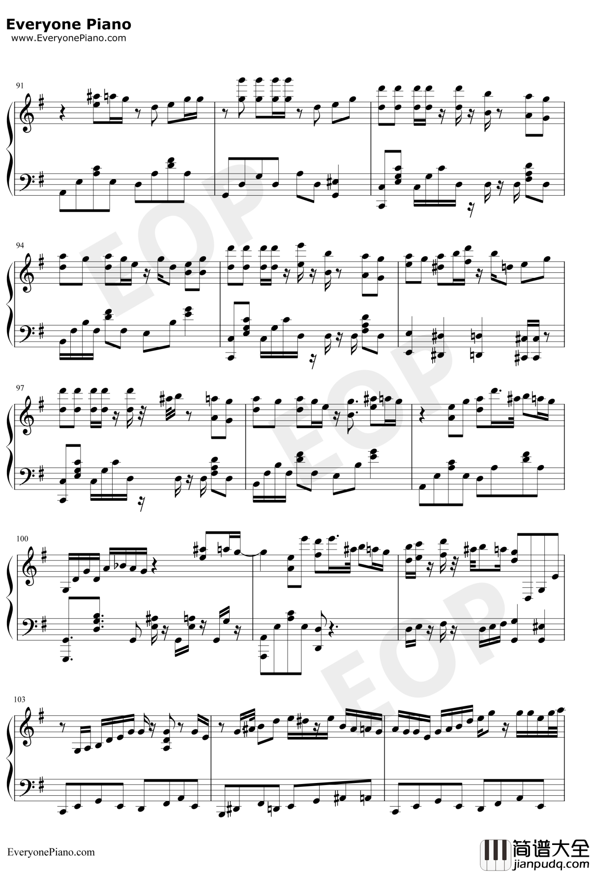 夕景イエスタデイ钢琴谱_じん(自然の敌P)_夕景昨日_IA