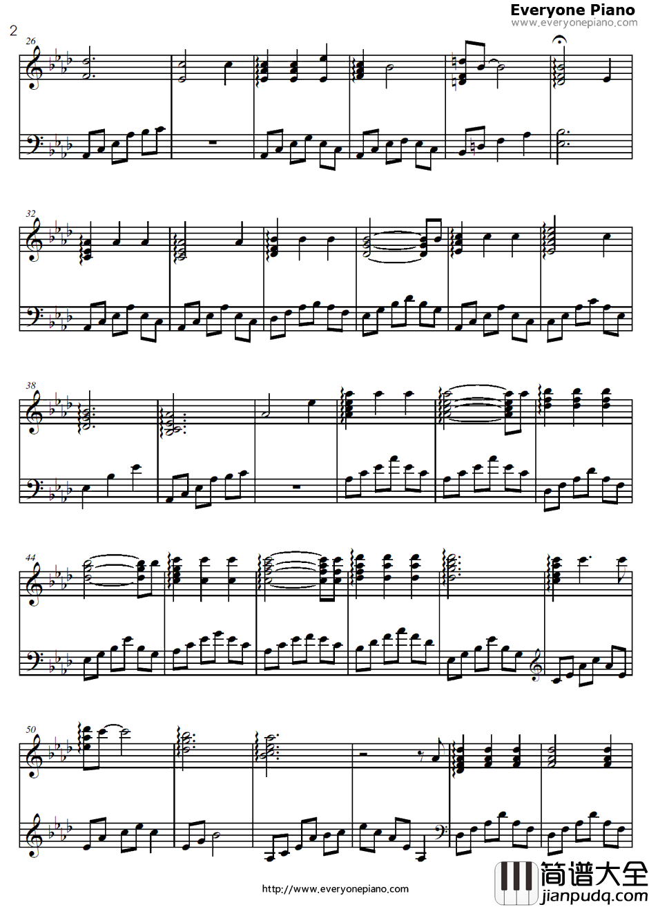 さくらんぼの実る顷钢琴谱_加藤登纪子_红猪主题歌