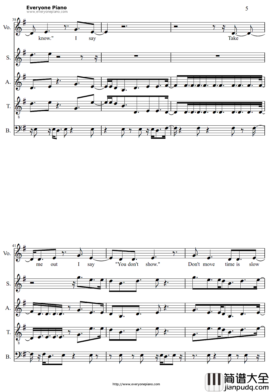 Take_Me_Out钢琴谱_FranzFerdinand