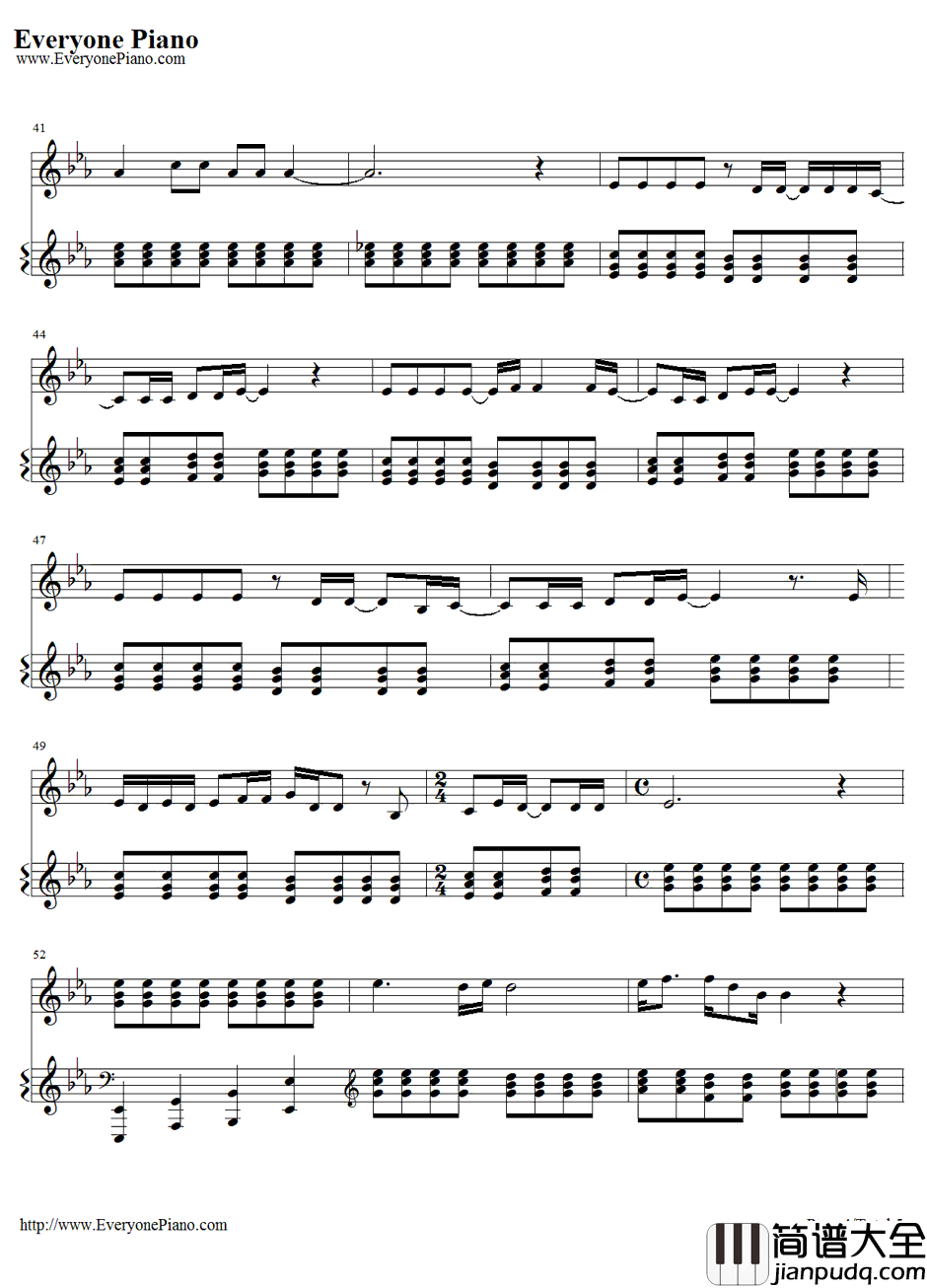 3月9日钢琴谱_レミオロメン（Remioromen）_一公升的眼泪插曲