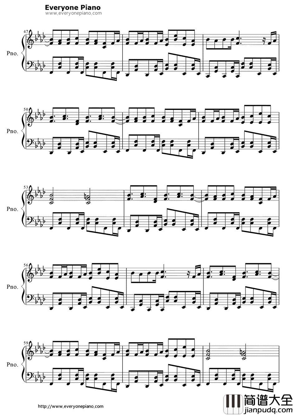 セツナトリップ钢琴谱_LastNote.　_GUMI