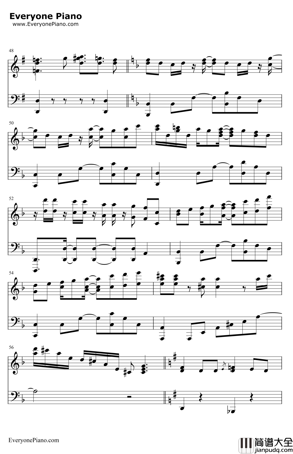 君じゃなきゃダメみたい钢琴谱_オーイシマサヨシ_月刊少女野崎君OP