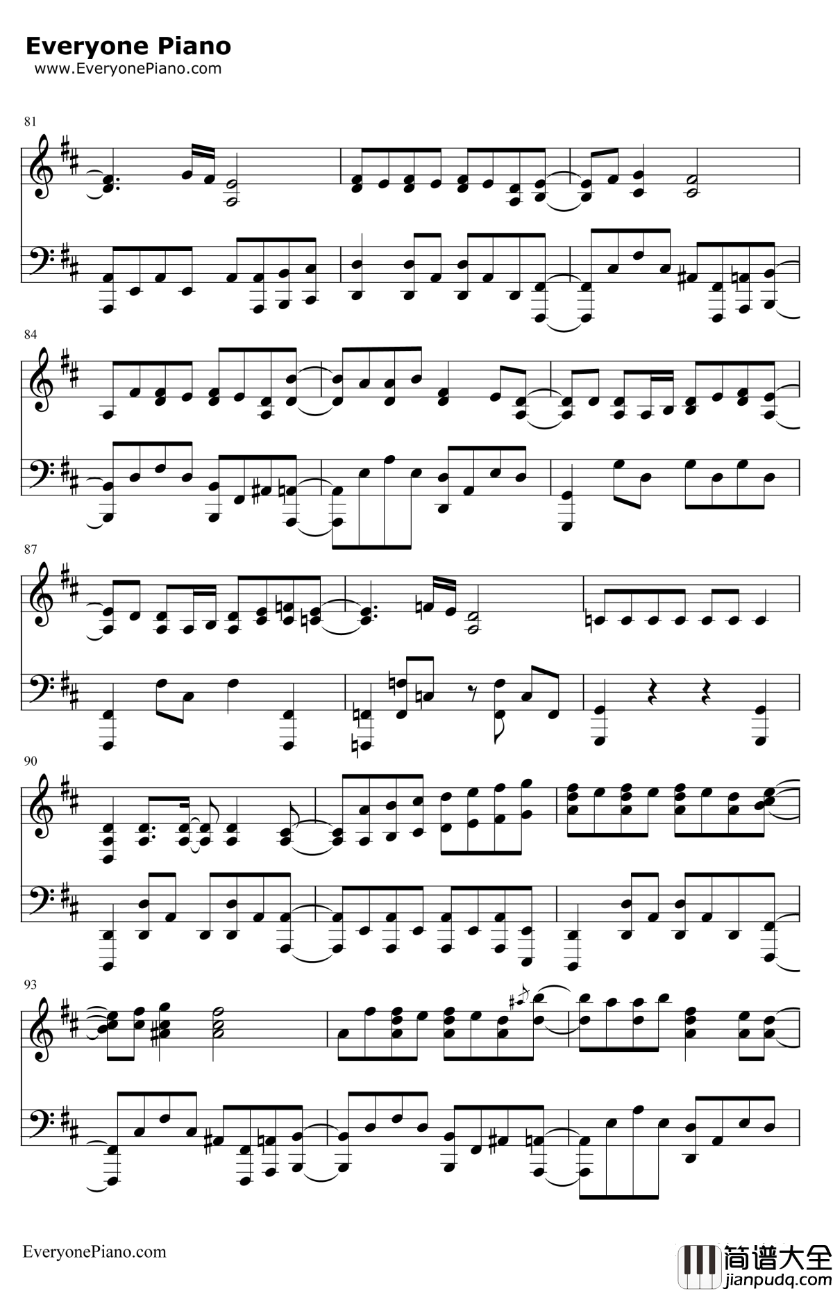 君じゃなきゃダメみたい钢琴谱_オーイシマサヨシ_月刊少女野崎君OP