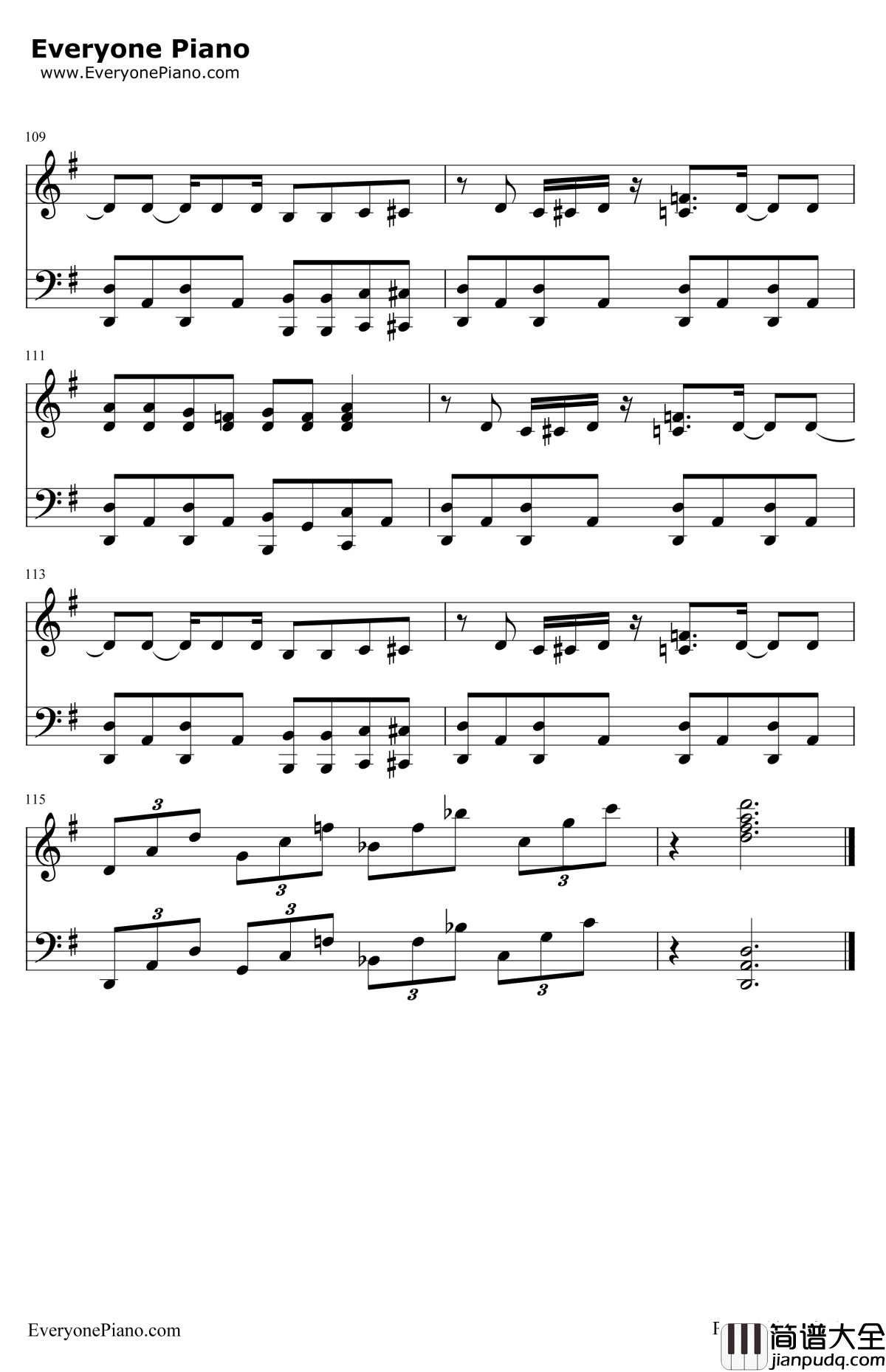 君じゃなきゃダメみたい钢琴谱_オーイシマサヨシ_月刊少女野崎君OP