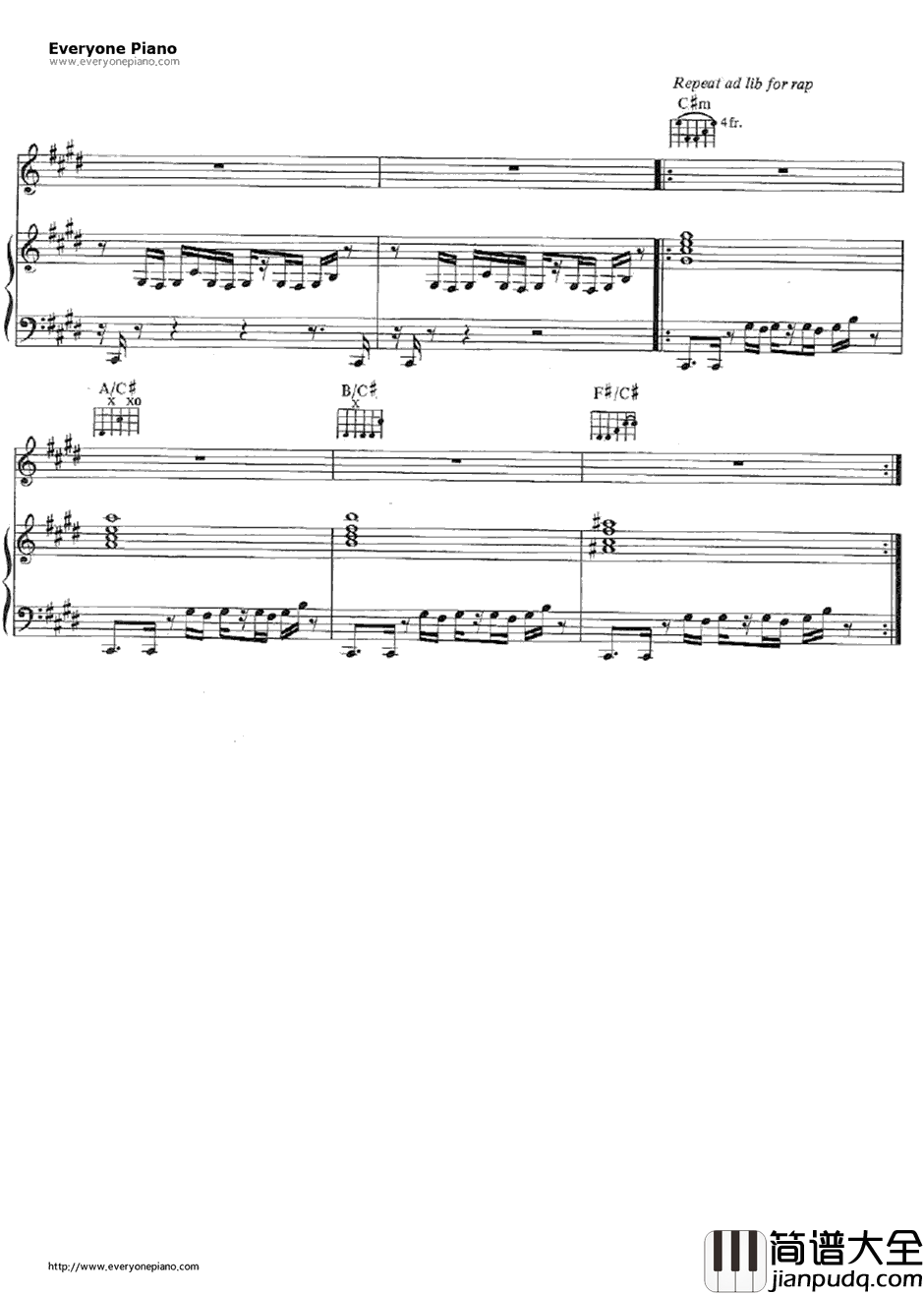 Thriller钢琴谱_MichaelJackson