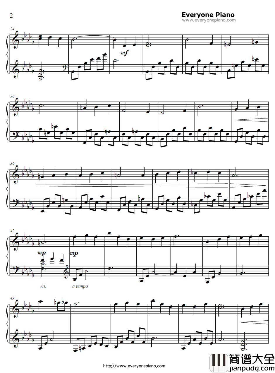 カランドリエ钢琴谱_奥井亚纪_黄昏少女×失忆ED